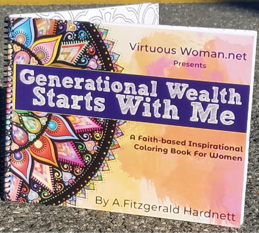 Generational Wealth Begins With Me Affirmation Coloring Book